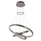 Axel, nowoczesna lampa wisząca, kawowa, LED, 3000K, ściemnialna, MD17025-3A COFFE+WH